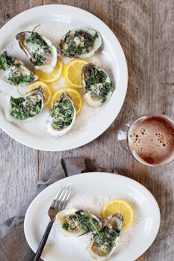 Tuxton China ALH-116 Platter, 11-3/4" x 8-1/2", Oval, Wide Rim, Rolled Edge, Microwave and Dishwasher Safe, Oven Proof, Fully Vitrified, Alaska, Porcelain White, Pack of 12