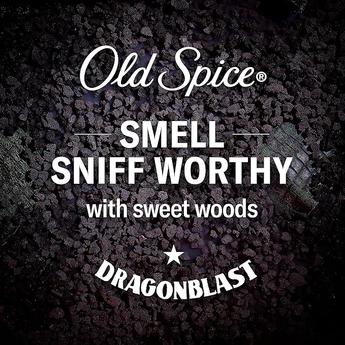 Old Spice Body Wash for Men, Dragonblast, Long Lasting Lather, 24 fl oz (Pack of 4)-BrightBean Baby
