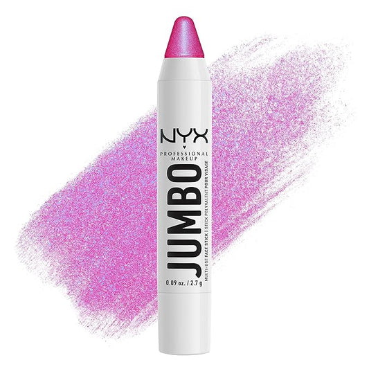 NYX PROFESSIONAL MAKEUP, Jumbo Multi-Use Face Highlighter Stick - Blueberry Muffin-BrightBean Baby