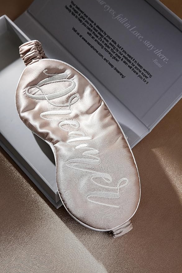 ESNA HOME 22-Momme Mulberry Silk (Sleep Mask Silk, Dreamer)-BrightBean Baby